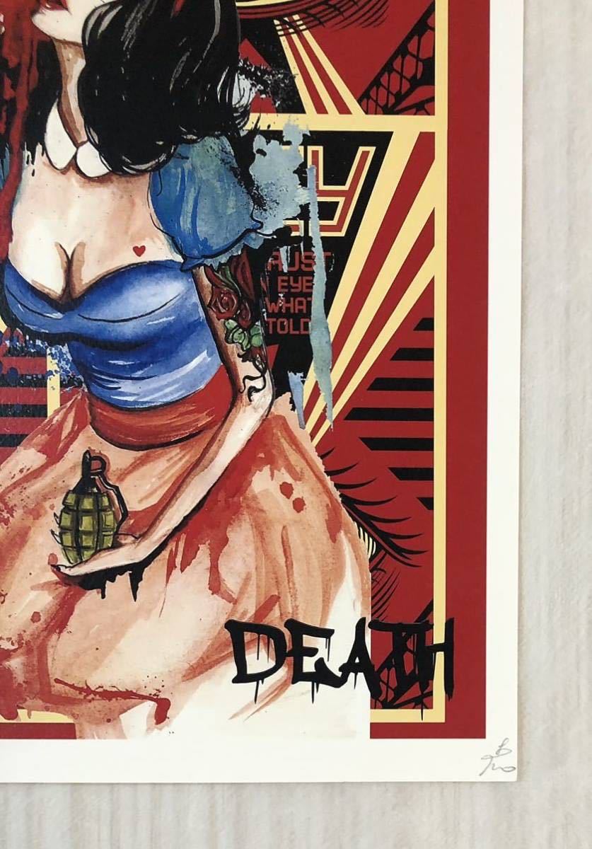 death nyc 世界限定100枚 白雪姫 ディズマランド OBEY death nyc 世界