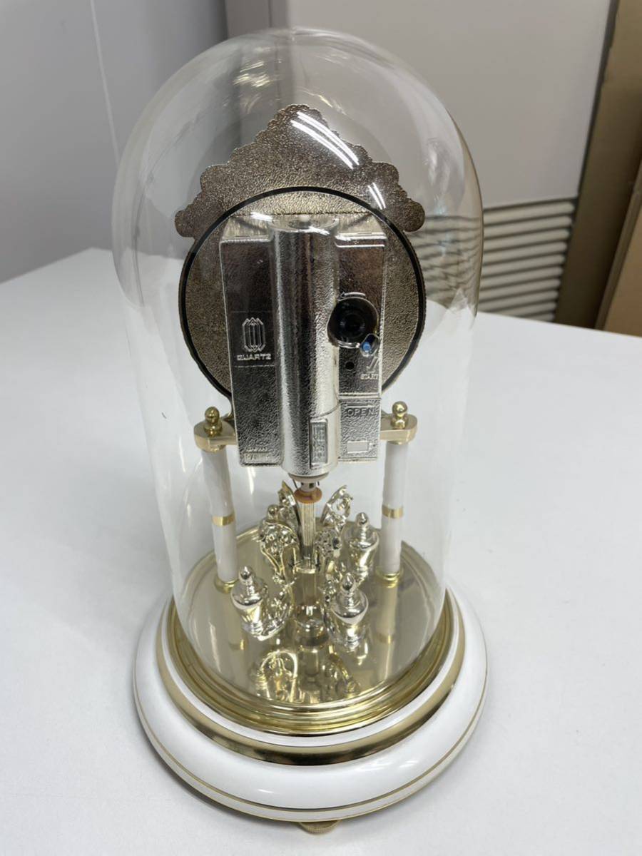 ☆送料無料☆ MASTER QUARTZ マスター クォーツ ガラスドーム 置き時計