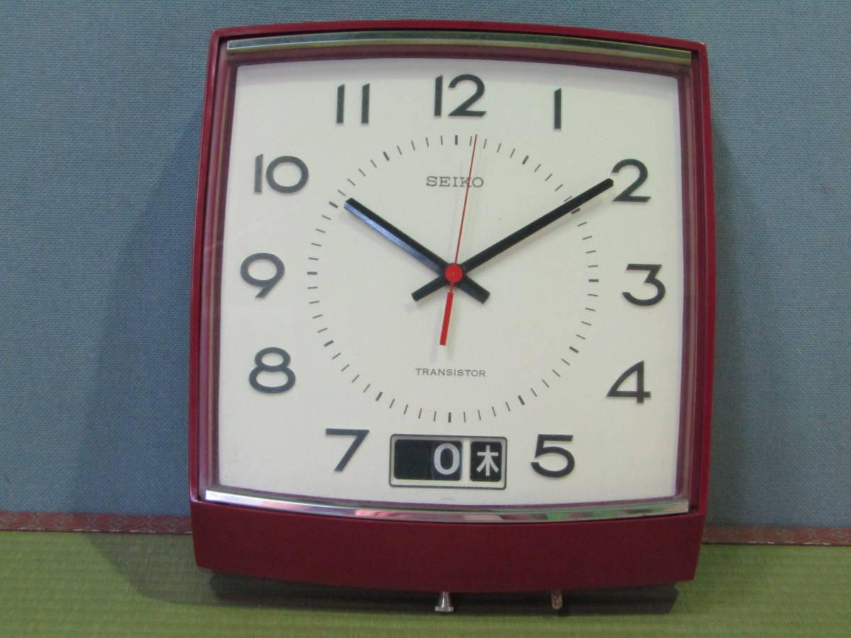 ◇20◇USED◇動作品◇昭和レトロ SEIKO セイコー トランジスタクロック 