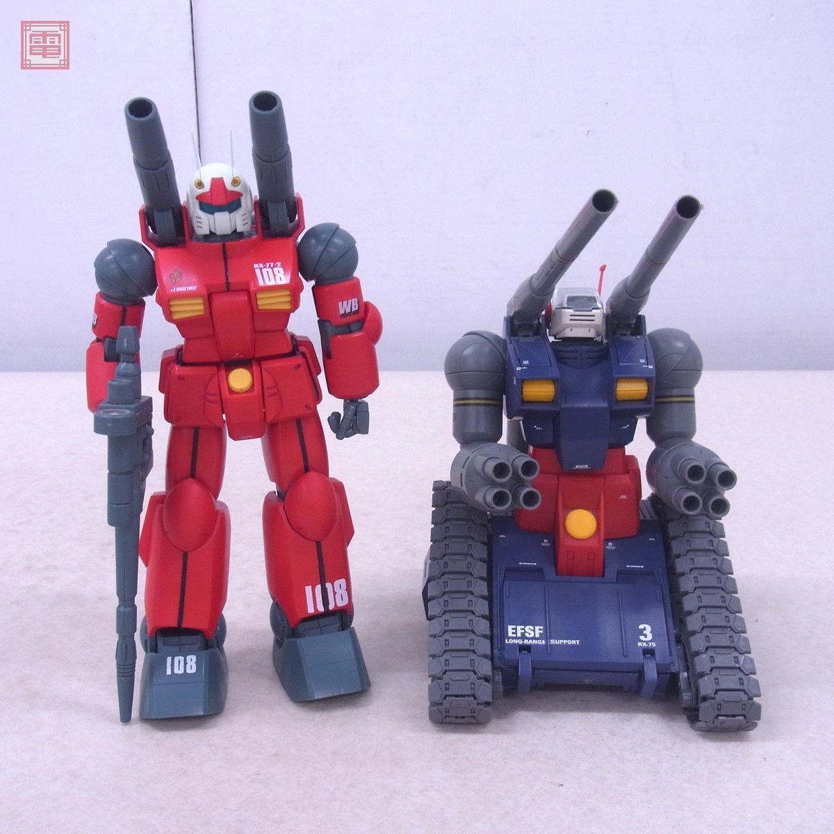 組立済 バンダイ MG 1/100 ガンタンク/ガンキャノン 計2点set 機動戦士 