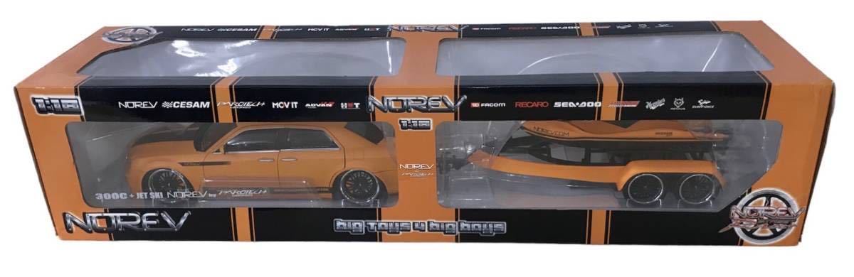 HFD807 ★廃版・レア品★ NOREV 1/18 クライスラー300C SEADOO ジェットスキー