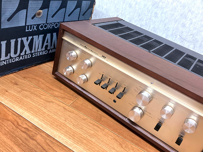 ☆LUXNMAN SQ38F 管球式 プリメインアンプ 真空管 ラックスマン 
