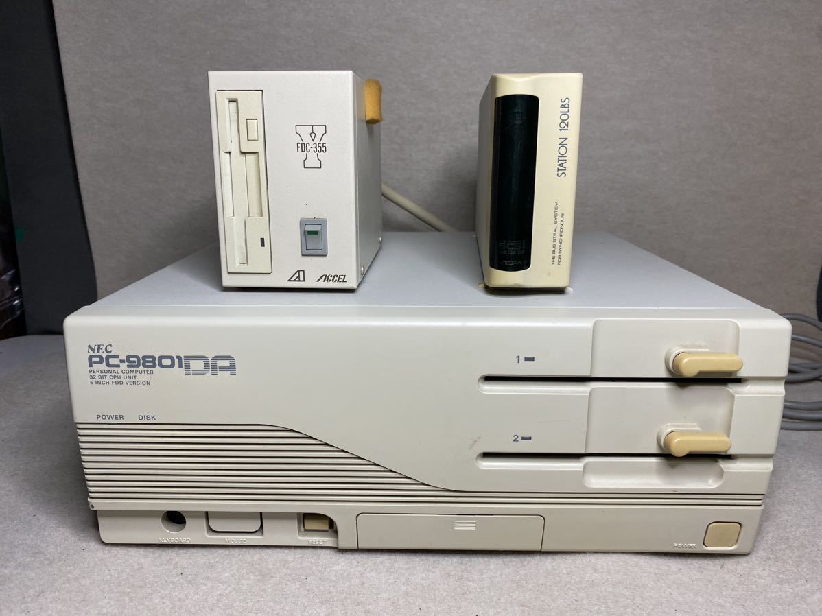 NEC PC-9801DA 32ビットパソコン ☆ NEC PC-9801 DA2 32 BIT CPU UNIT パソコン 本体 TEXA Hard Disk