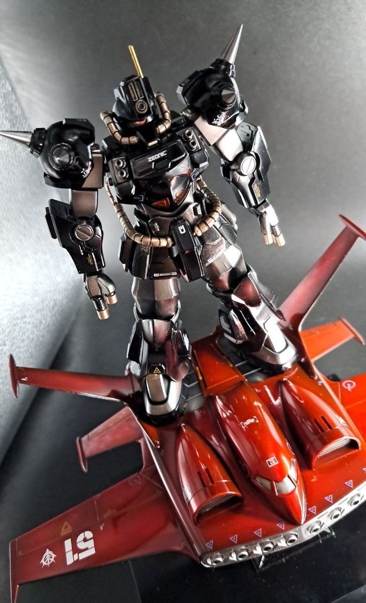 1/144】グフ重装型+ドダイys【改修、改造】完成品【ガンプラ】キャンディ&