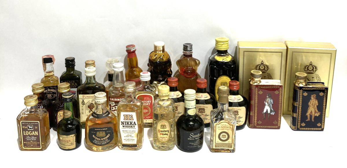 ミニチュアボトルセット 25本 飲料・酒 ノ*中様 ミニチュアボトル