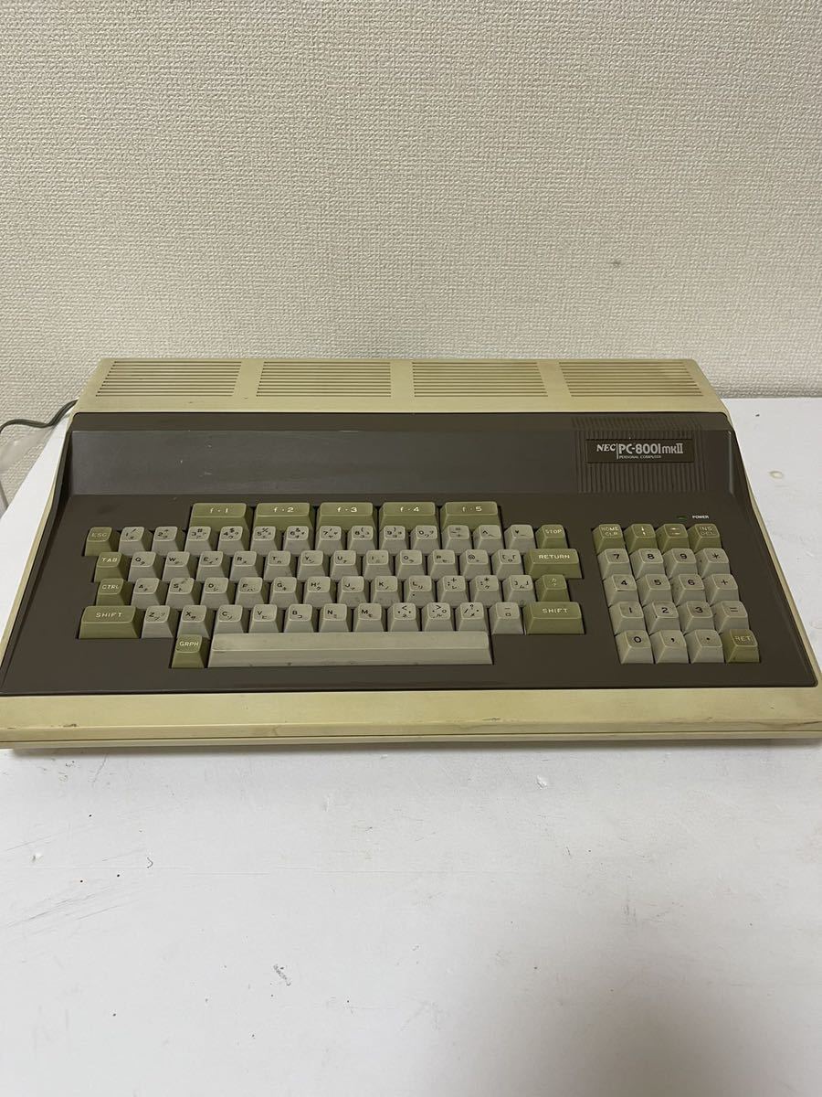 NEC PC-8001mkII PC-8001mk2 Retro 中古 レトロパソコン NEC 製 PC