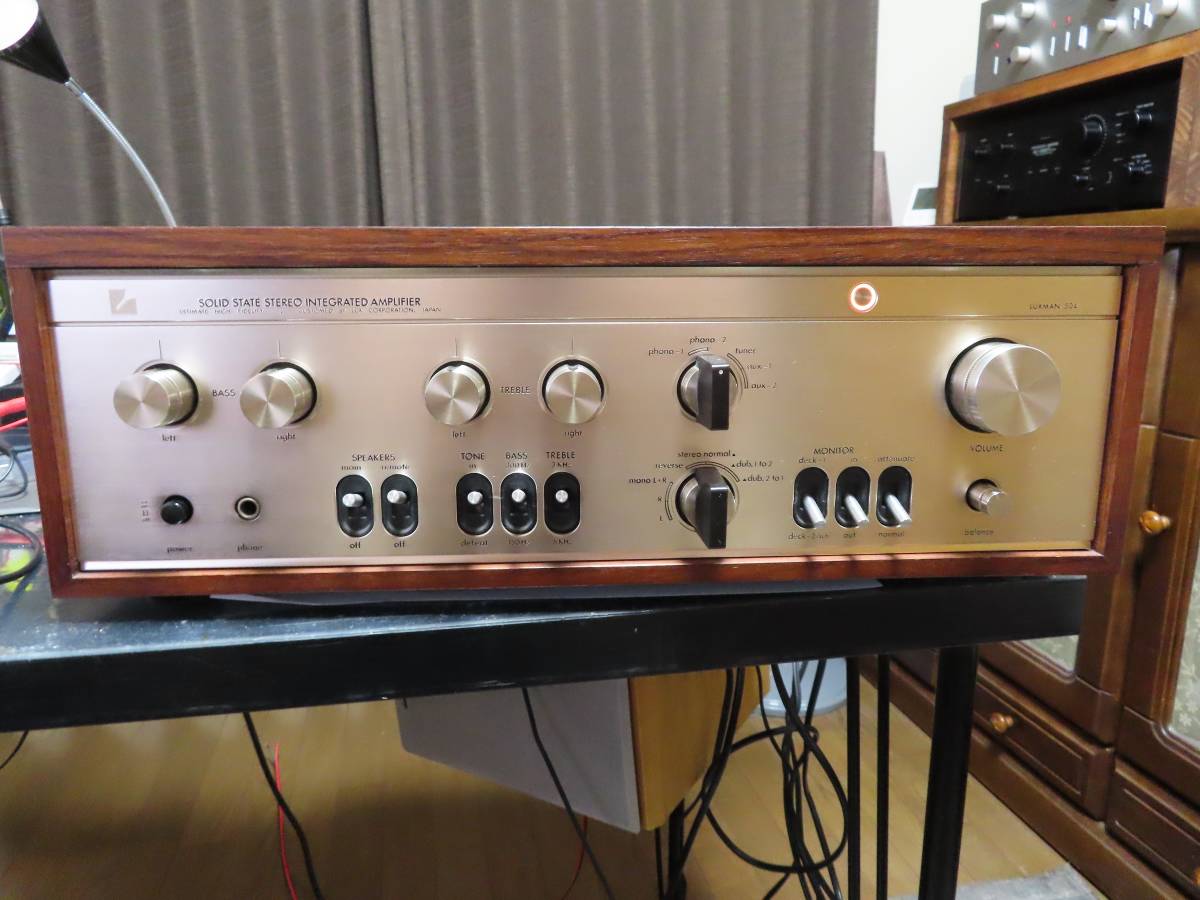 LUXMAN L-504 プリメインアンプ【修理・動作品】 L-504 LUXMAN