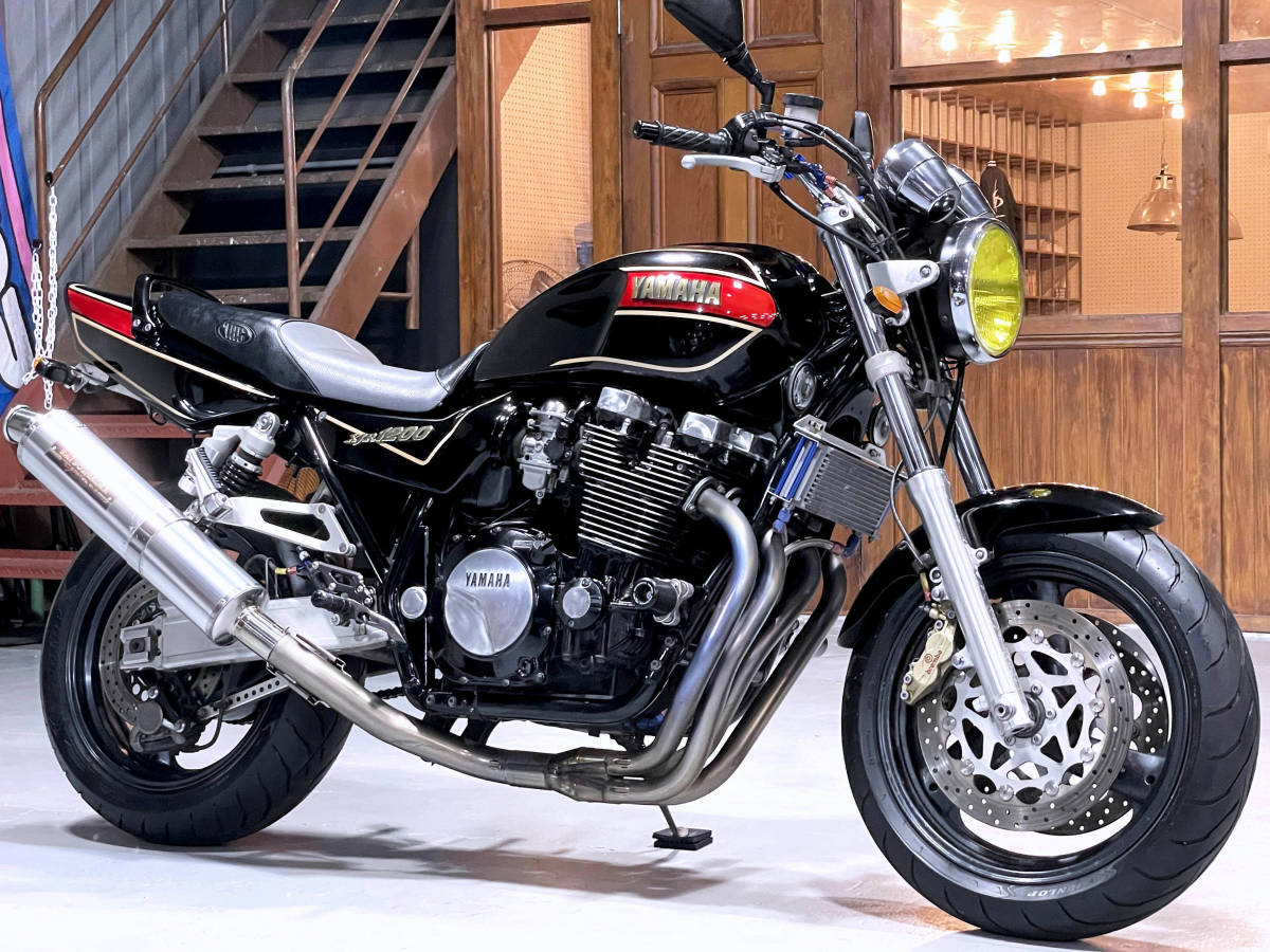 マフラー 即決あり ヨシムラ チタンサイクロン カーボン XJR1200 4KG