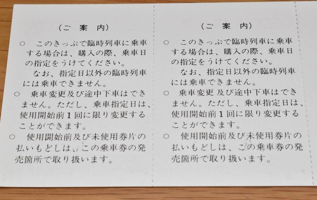 国鉄北海道 釧路鉄道管理局 おわかれ白糠線記念 白糠線きっぷ 往復乗車