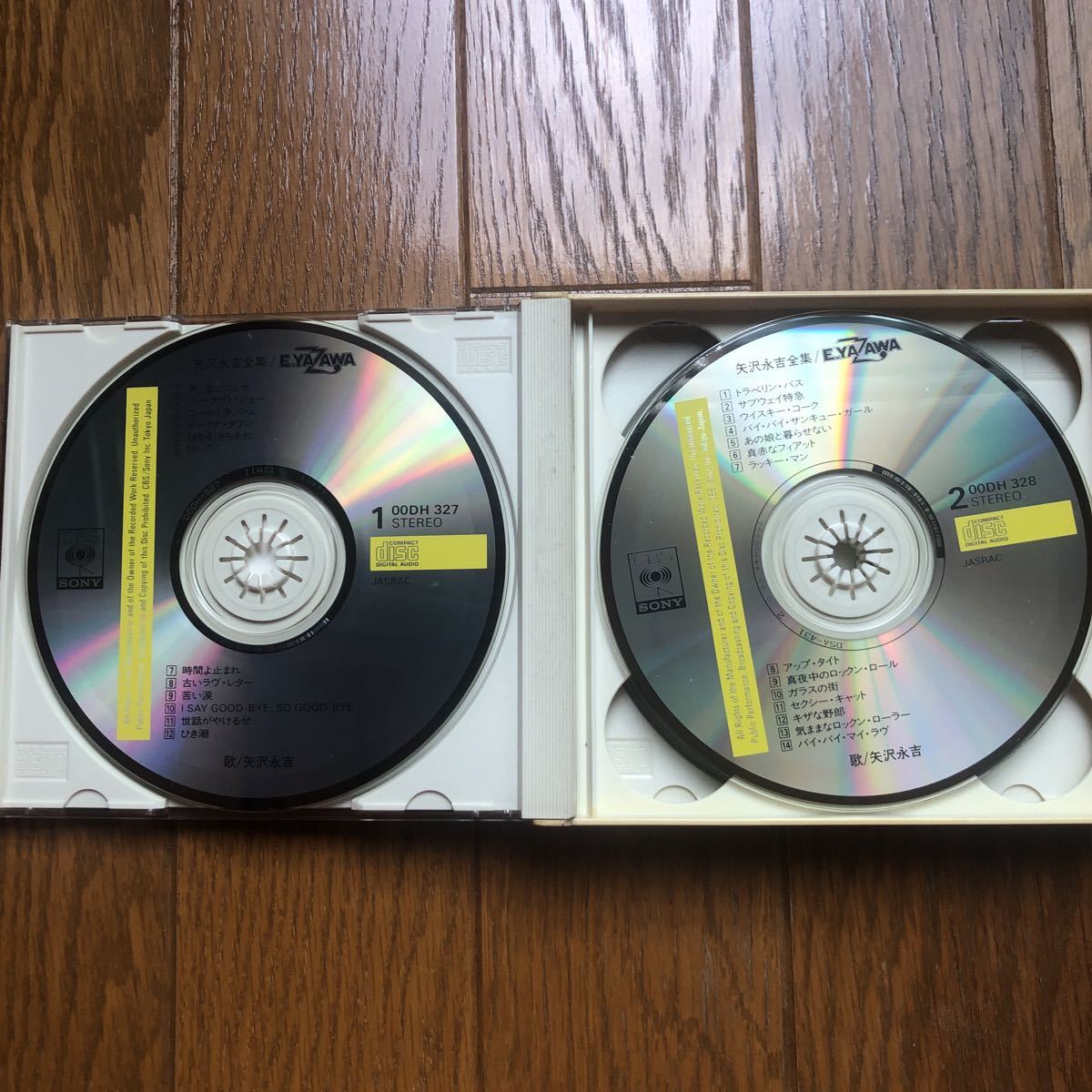 中古旧規格CD】矢沢永吉 / E.YAZAWA 4枚組 00DH327~30 国内盤 歌詞
