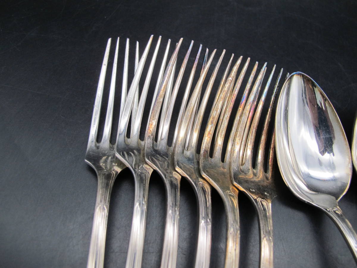 シルバー Christofle シルバーウェア ディナーフォーク＆スプーン 6本