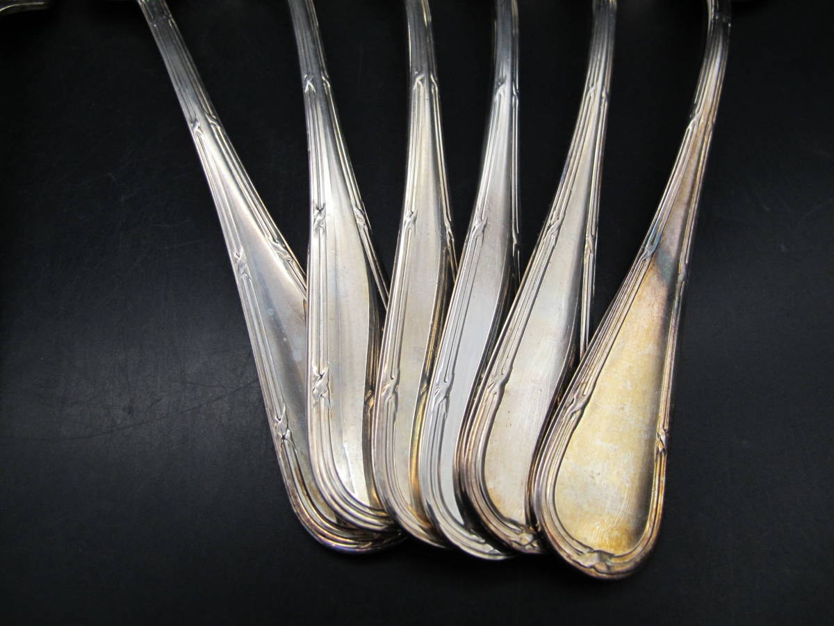 シルバー Christofle シルバーウェア ディナーフォーク＆スプーン 6本