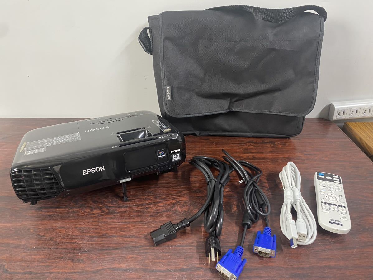 A1844) EPSON エプソン　プロジェクター EH-TW410 ランプ時間3161/99h