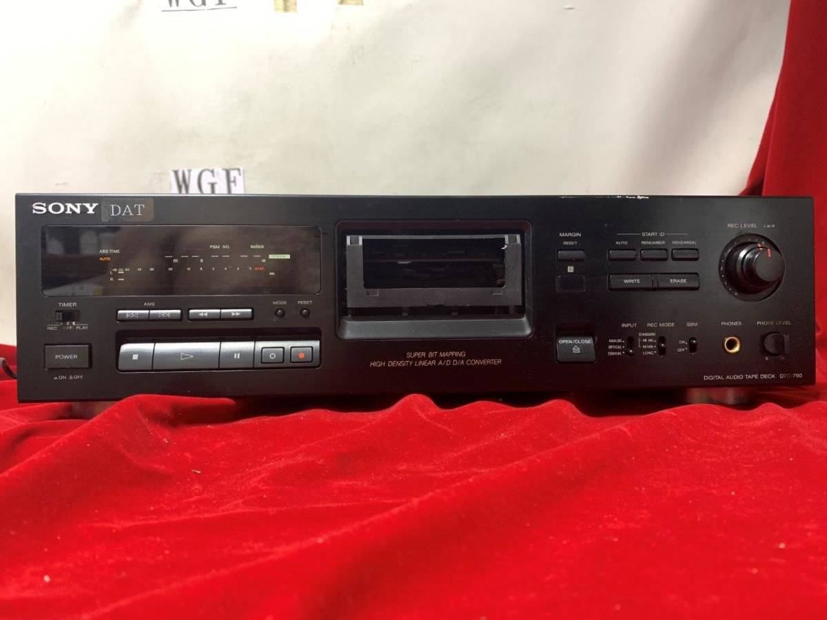 SONY DTC-790 DATデッキ 取説 箱付 リモコンおまけ ジャンク