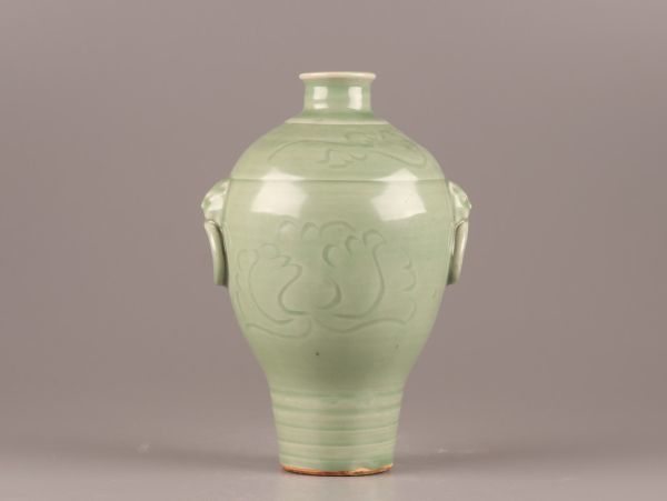 中国美術　元～明時代　龍泉窯　天龍寺　青磁　高足杯　盃　古物　唐物　旧家蔵出し 中国美術 元～明時代 龍泉窯 天龍寺 青磁 高足杯 盃 古物 唐