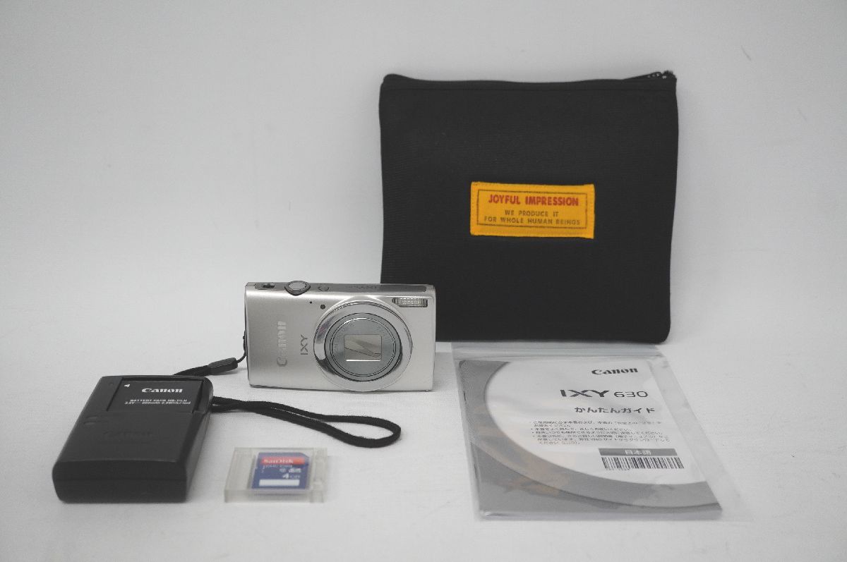 7-09】 Canon キャノン IXY630 コンパクトデジタルカメラ ZOOM LENS 12 