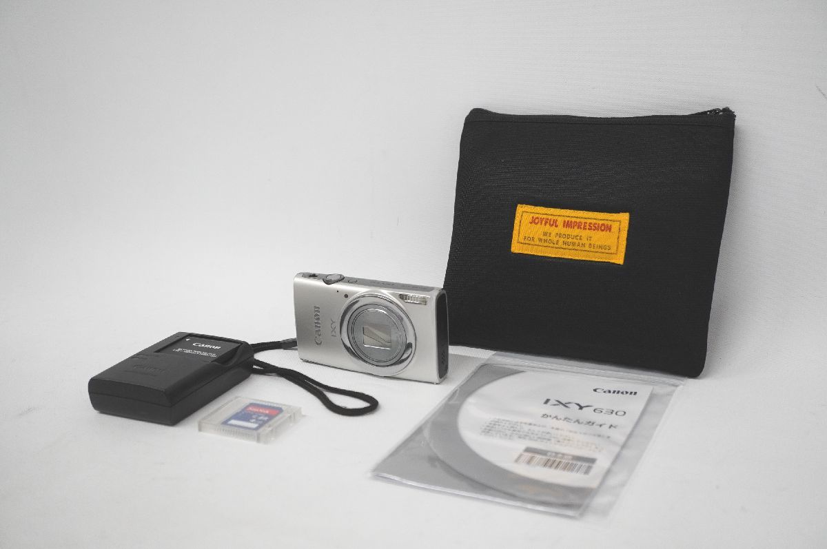7-09】 Canon キャノン IXY630 コンパクトデジタルカメラ ZOOM LENS 12