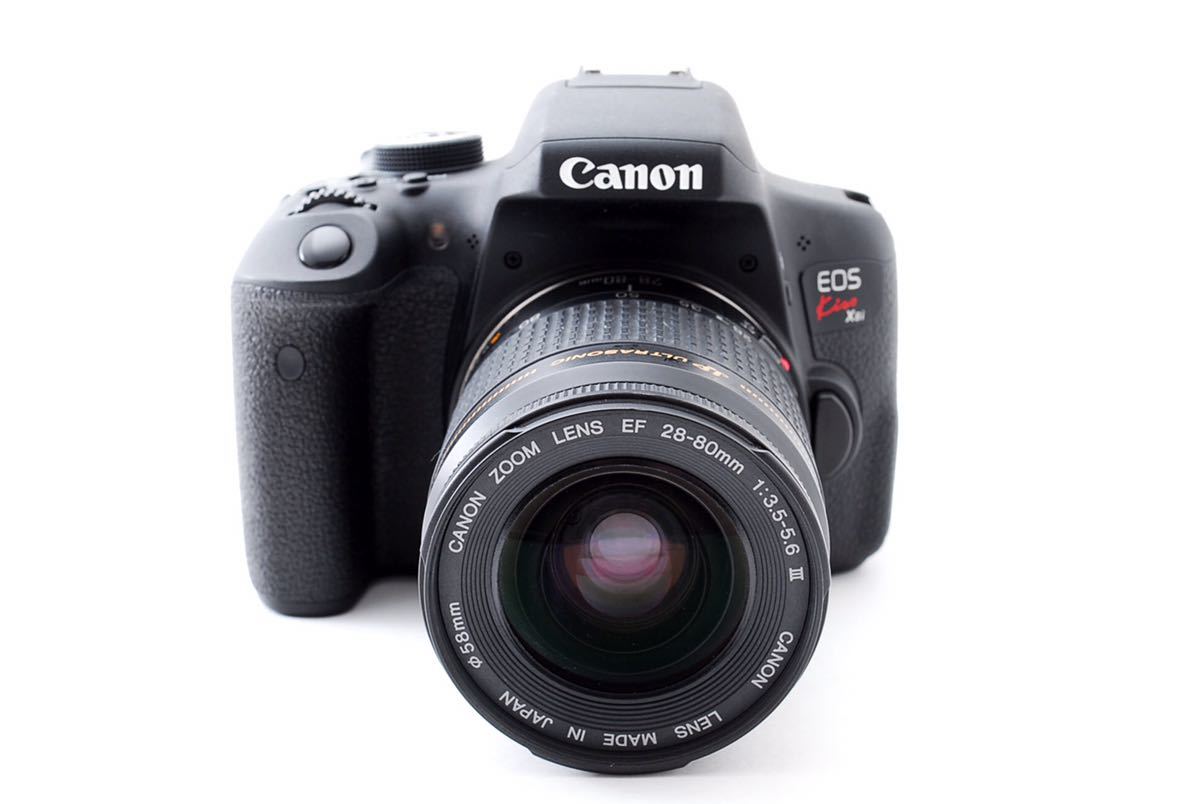 保証書付Wi-Fi キャノン canon kiss x8i 標準レンズセット