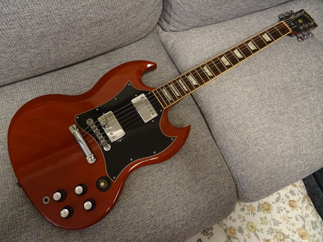 ☆Gibson SG Standard HC 2001、純正ブラウンハードケース付☆(SG