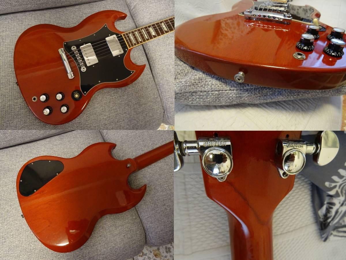 ☆Gibson SG Standard HC 2001、純正ブラウンハードケース付☆(SG
