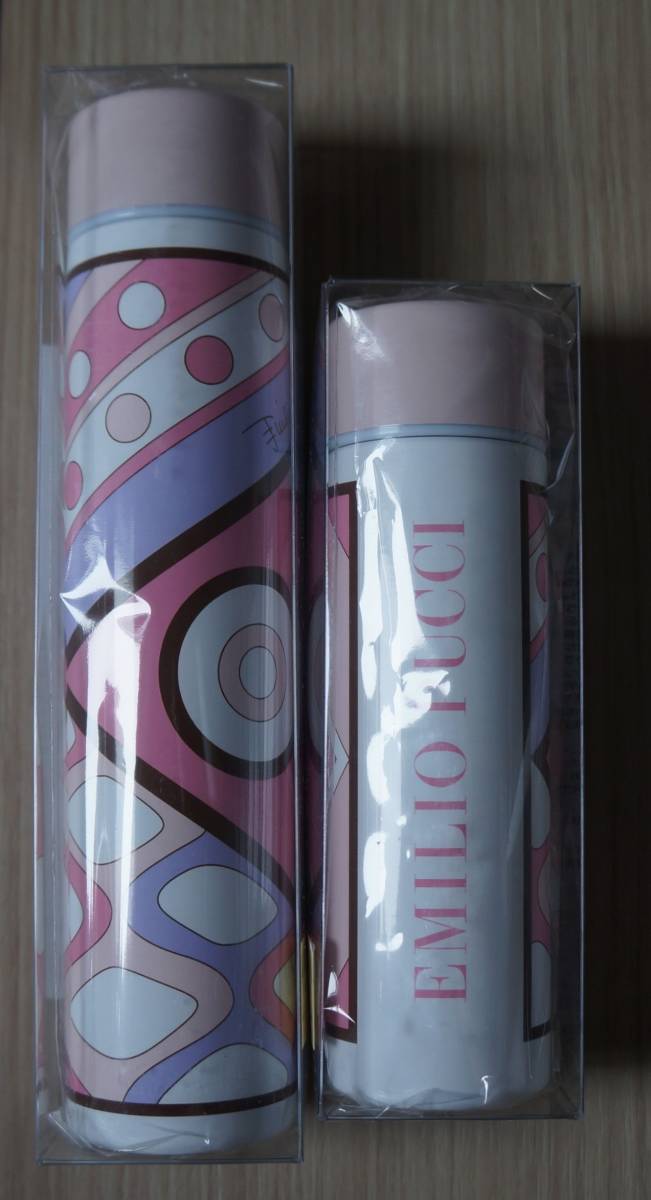 新品未開封 エミリオ・プッチ エコタンブラー150ml＆200ml 2本セット 25ans2020年10月号付録 EMILIO PUCCI ステンレスボトル 水筒 保温保冷
