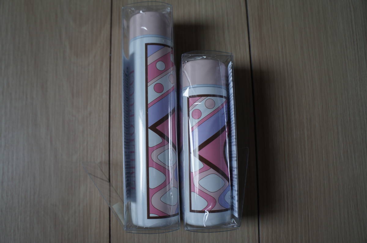 新品未開封 エミリオ・プッチ エコタンブラー150ml＆200ml 2本セット 25ans2020年10月号付録 EMILIO PUCCI ステンレスボトル 水筒 保温保冷