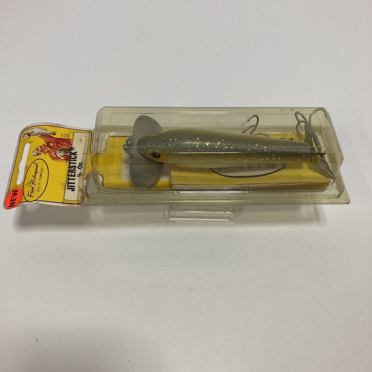 OLD Fred Arbogast JitterStick フレッドアーボガスト　ジッタースティック　SS ボス付きペラ　パッケージ/カタログ付(検 heddon ヘドン)