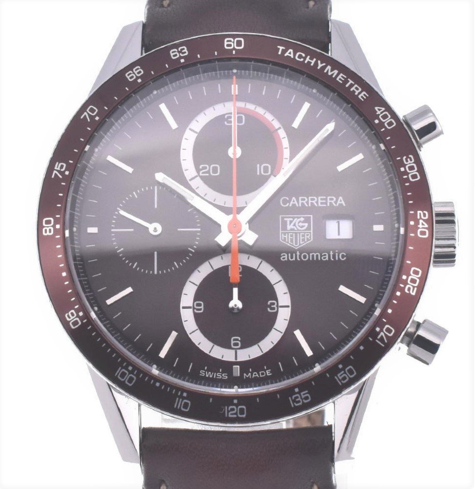 △ タグホイヤー TAG HEUER CV2013-5 カレラ クロノグラフ 自動巻き