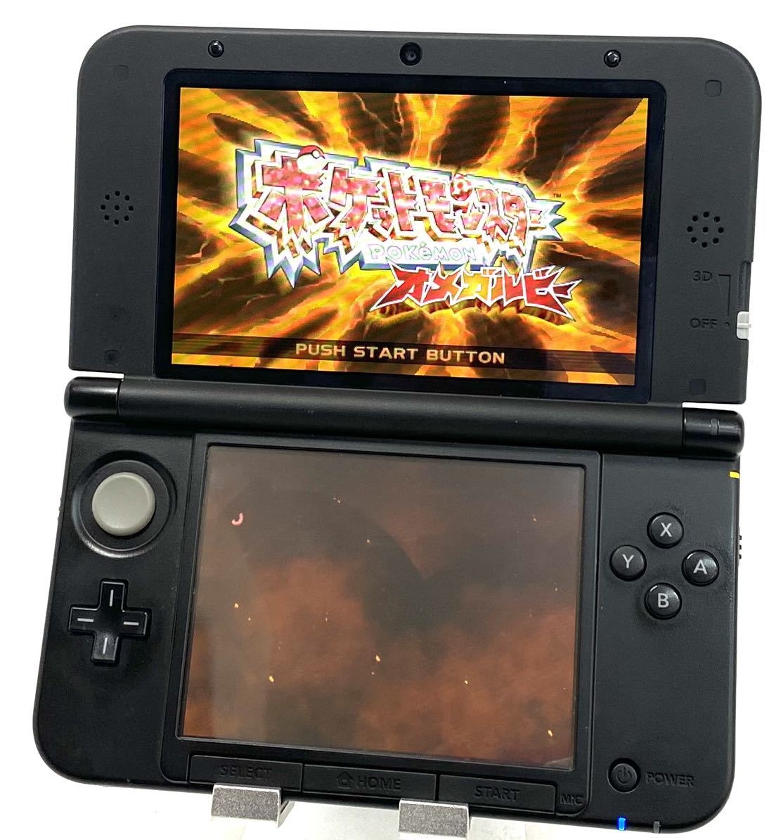 NINTENDO 3DS LL ブルー×ブラック 任天堂 ニンテンドー B