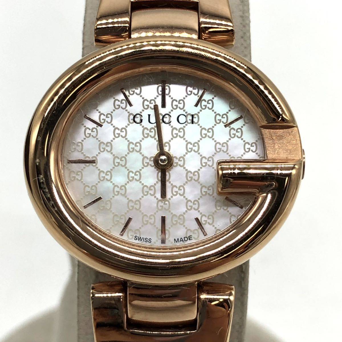 電池交換済△GUCCI△腕時計△134.5』KA-844 グッチ バングルウォッチ 