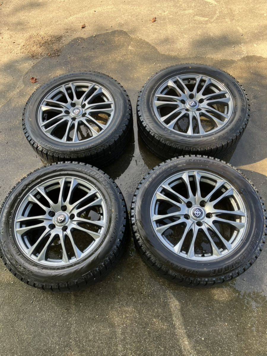 Weds ウェッズ VELVA 17インチ 7J 5穴 PCD114.3 225/55R17 4本  