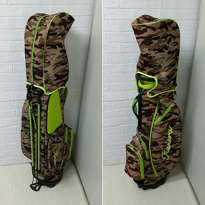 Riviera リビエラ キャディバッグ ゴルフ スタンド 6分割 迷彩柄