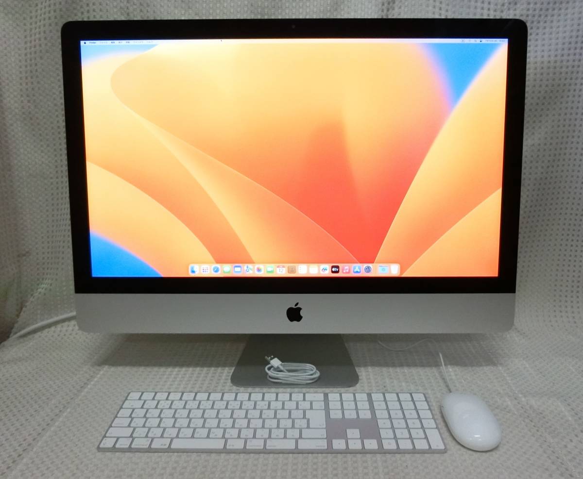 □□iMac Retina 5K 27inch 2017/i5-7500 3.4G/メモリ32G/SSD256GB