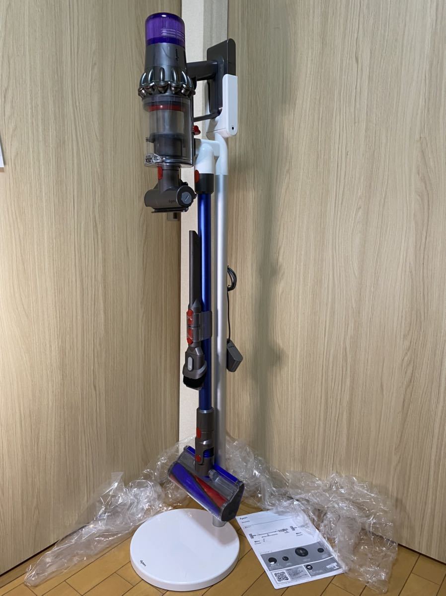 送料無料～（ 動作良好 ）Dyson ダイソン SV14 コードレス クリーナー サイクロン 掃除機 純正充電ドック スタンド付き　S-35