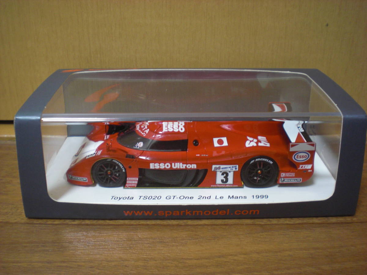 1/43 スパーク S2385 トヨタ TS20 GT-One LM ルマン 1 ☆Spark 1/43 トヨタ TS020 GT-one ルマン1999 2nd＃3 Toyota TS020 GT-One