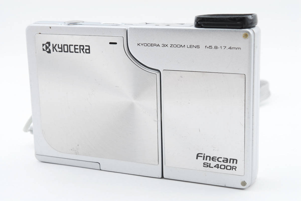Finecam SL400R （シルバー） KYOCERA SL400R シルバー 動作OK 家電