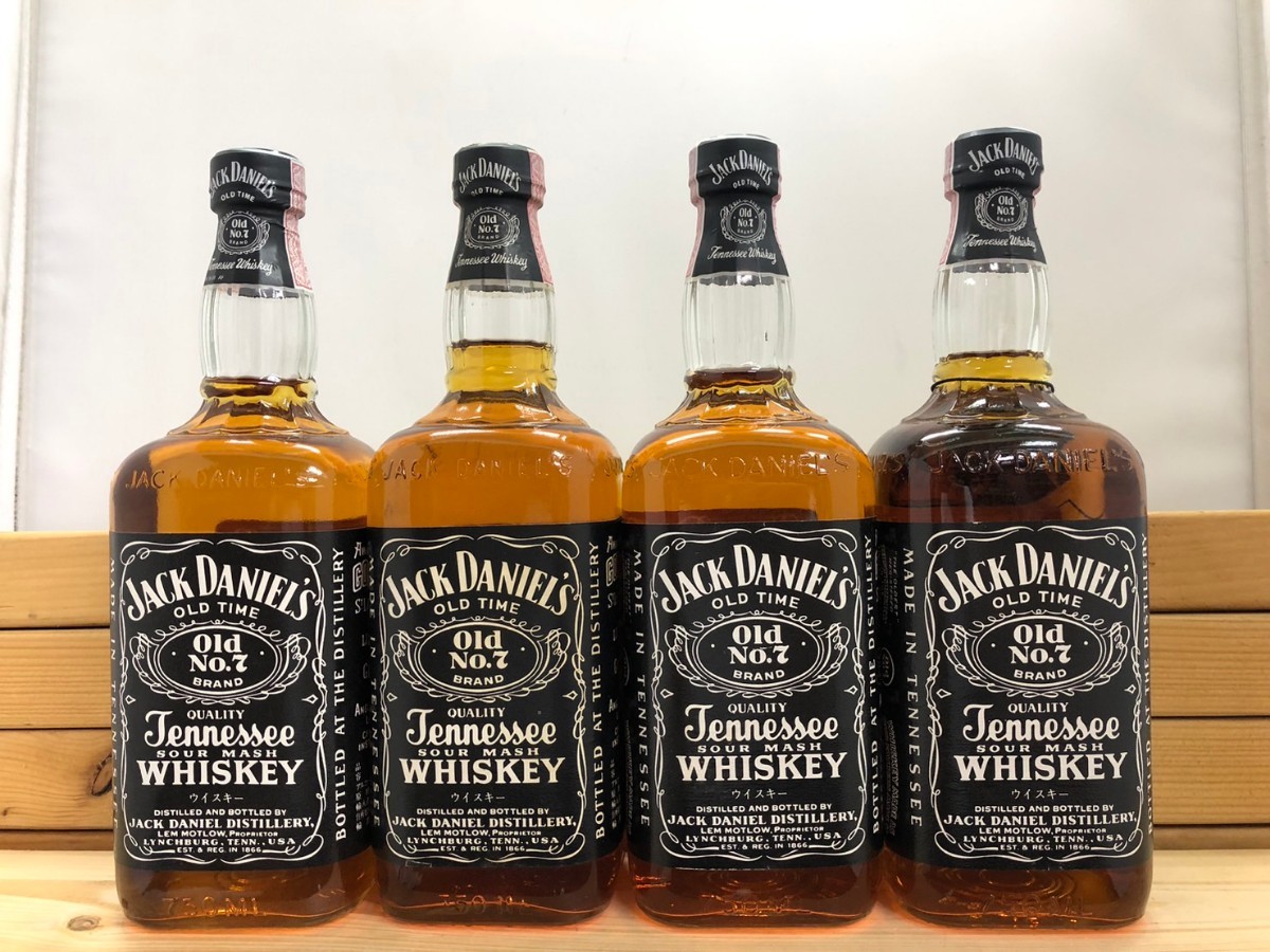 ジャックダニエル４本セット750ml 45% 90Proof JackDaniel's OldNo7 1914 アメリカンテネシーウイスキー 古酒 TennesseeWhiskey 箱4つ