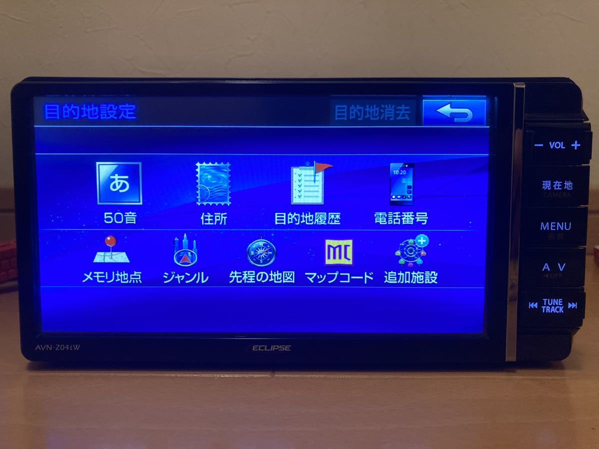 イクリプス メモリーナビ ECLIPSE AVN-SZ04i 地図データ2014年 4×4