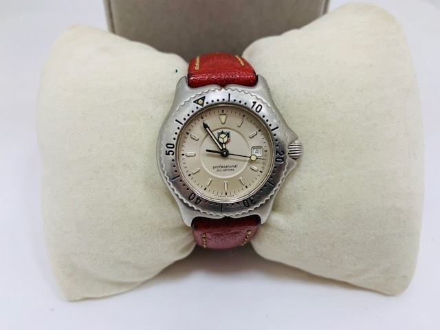 ☆1円セール ☆ TAG HEUER タグホイヤーW1 1310 SINCE　1860　プロフェッショナル 200m レディース　クォーツ腕時計　◆19115