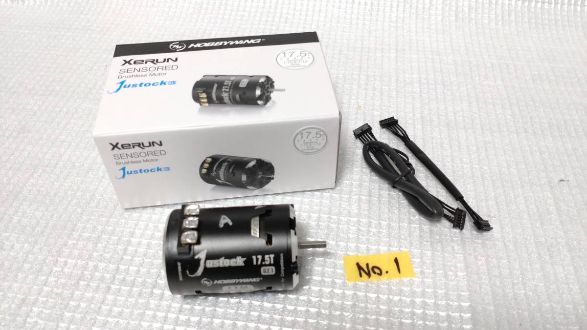 HOBBYWING ホビーウイング Justock 3650-G2.1 ブラシレスモーター 17.5T ① TRF420XBD12IF14MTC-2A800RMMXA10などに