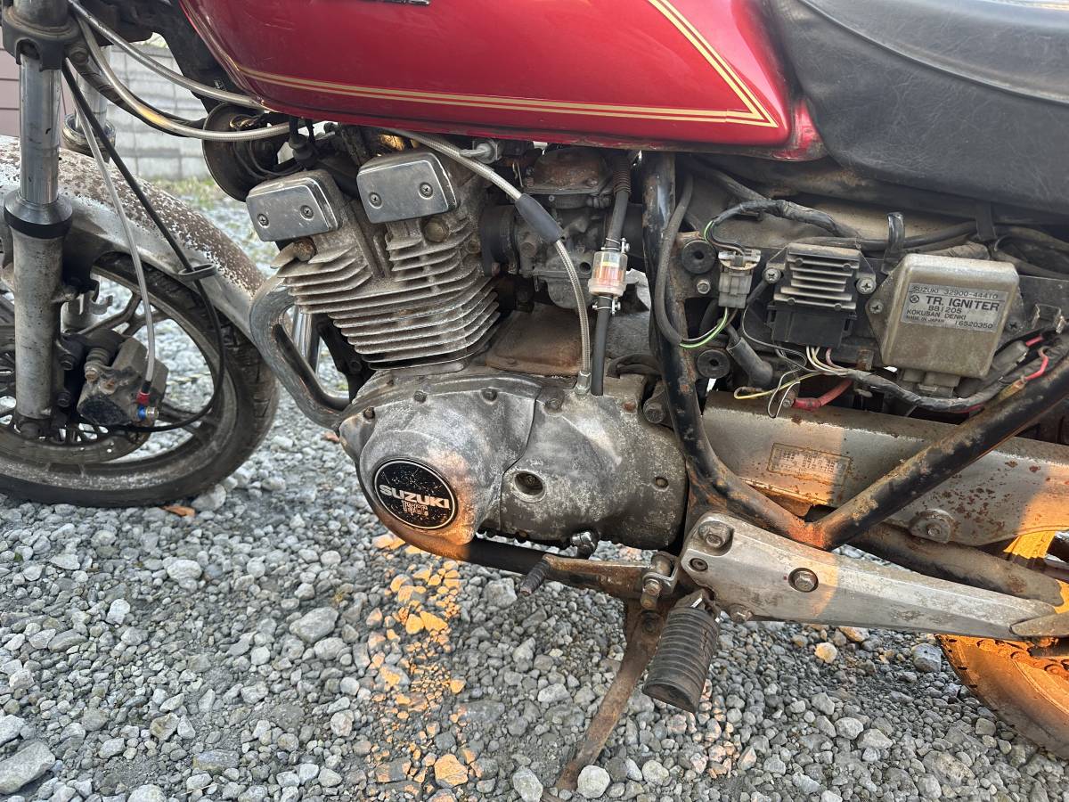 gsx250t アメザリ　トラザリ　ザリ　ゴキ　エンジン実働　書類なし　部品取り? 北海道　苫小牧 gsx250l アメザリ ザリ ゴキ GS - メルカリ