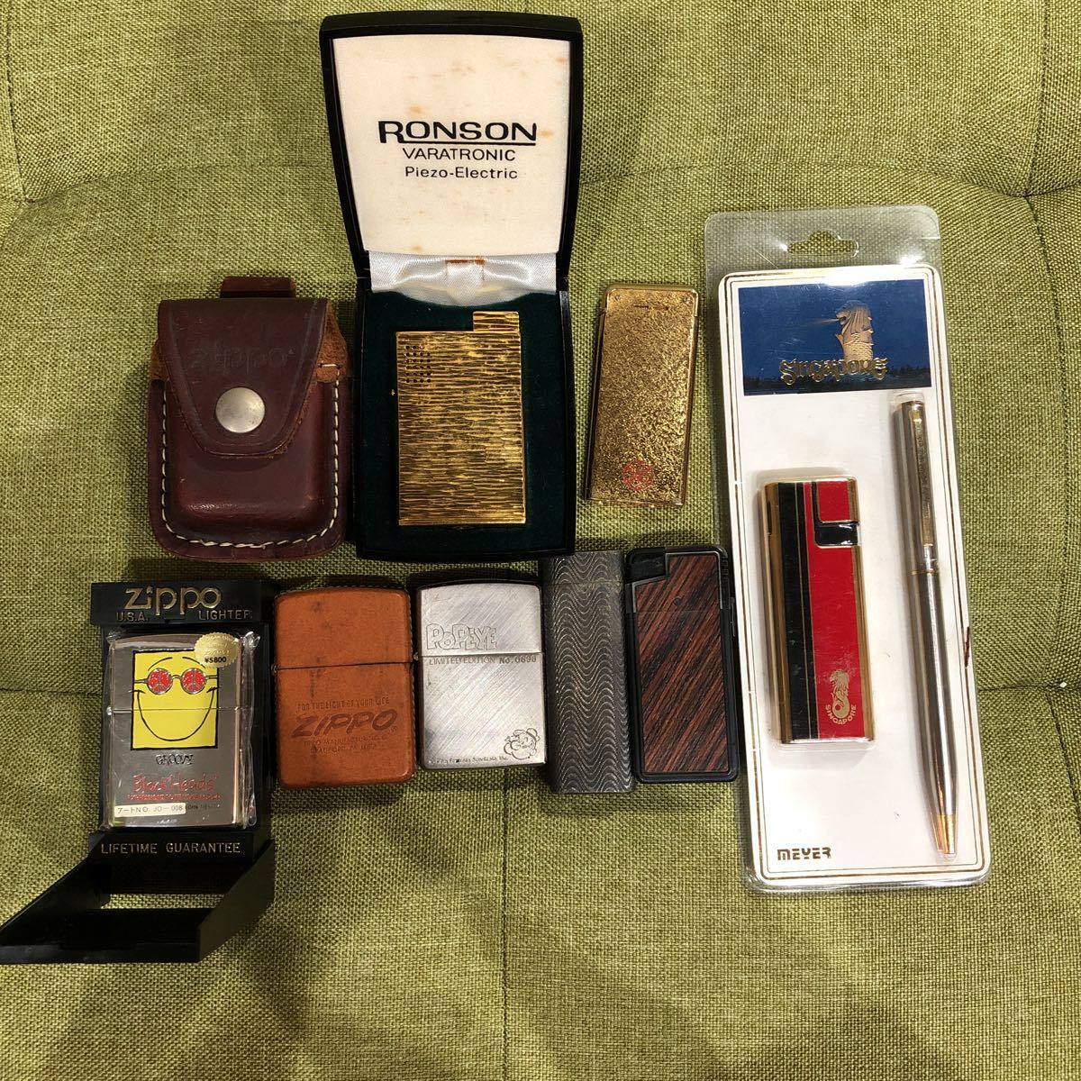 ZIPPO まとめオイルライター ロンソン 喫煙具 ガスライター 