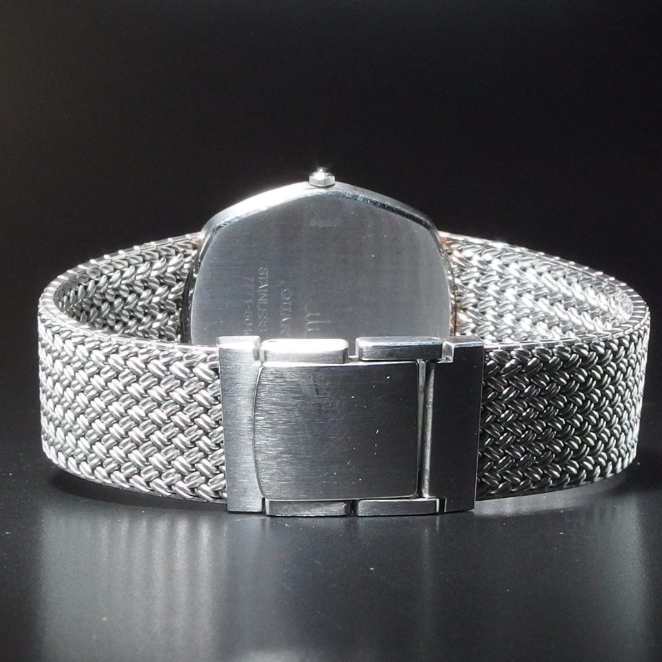 電池交換済み】 SEIKO セイコー CREDOR クレドール 7771-5040 SS QZ 