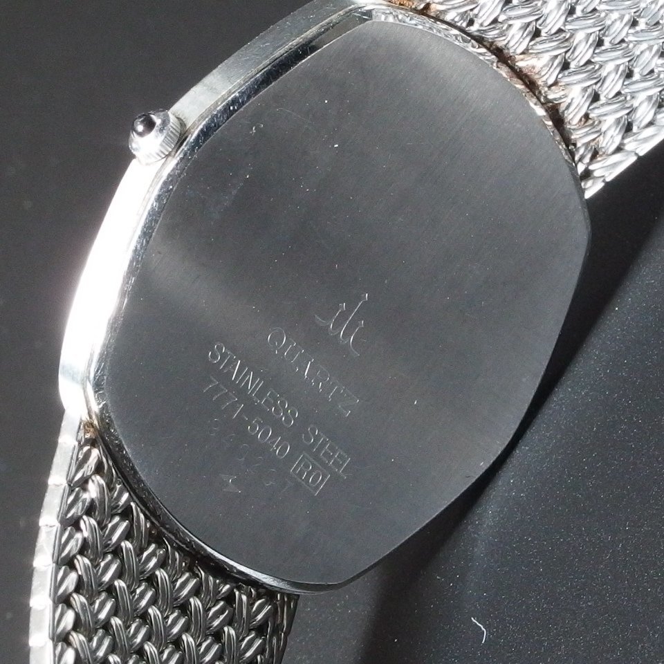 電池交換済み】 SEIKO セイコー CREDOR クレドール 7771-5040 SS QZ 