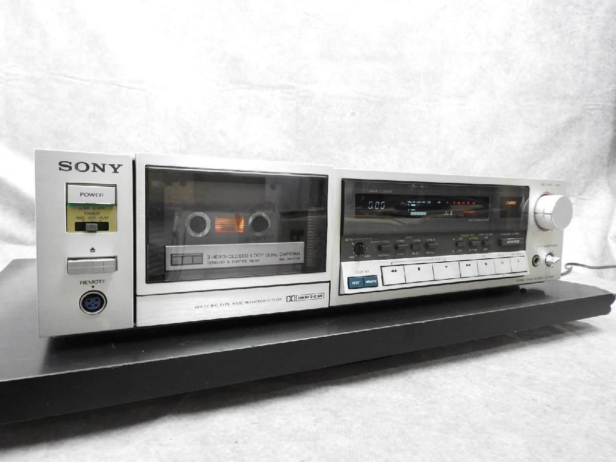 SONYカセットデッキ TC-K555ESX ジャンク品 SONY ステレオカセット