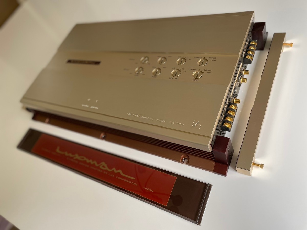 LUXMAN - 老舗高級 純国産ハイエンドA級ステレオパワーアンプ CM-4050 