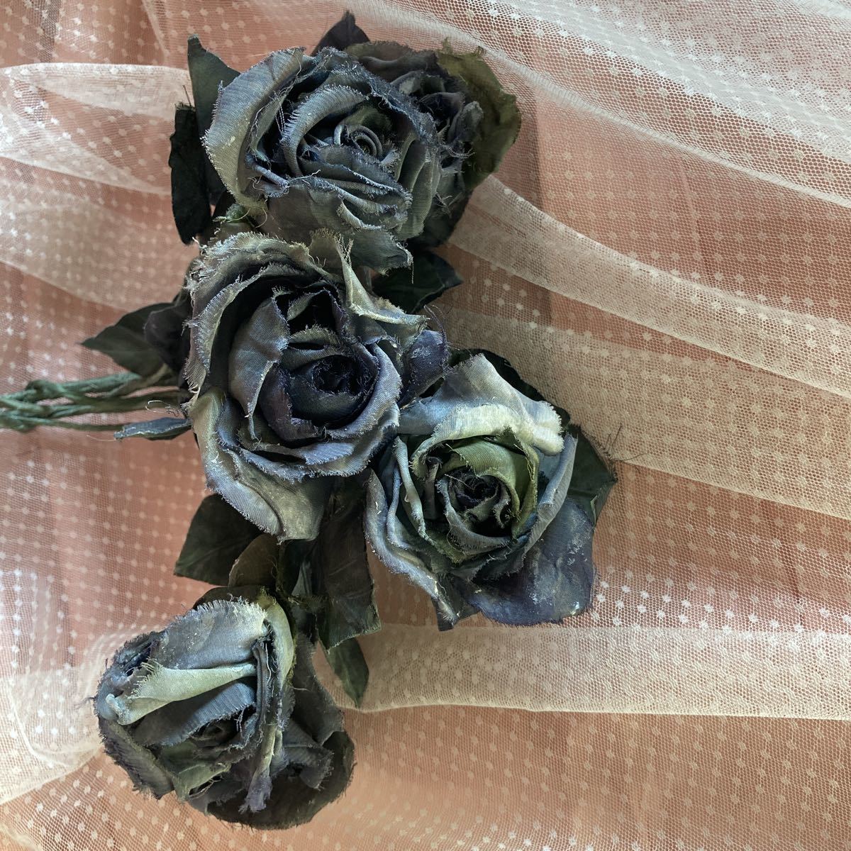 布花 山上るい | Atelier 花の贈りもの: 布で花を作る 布