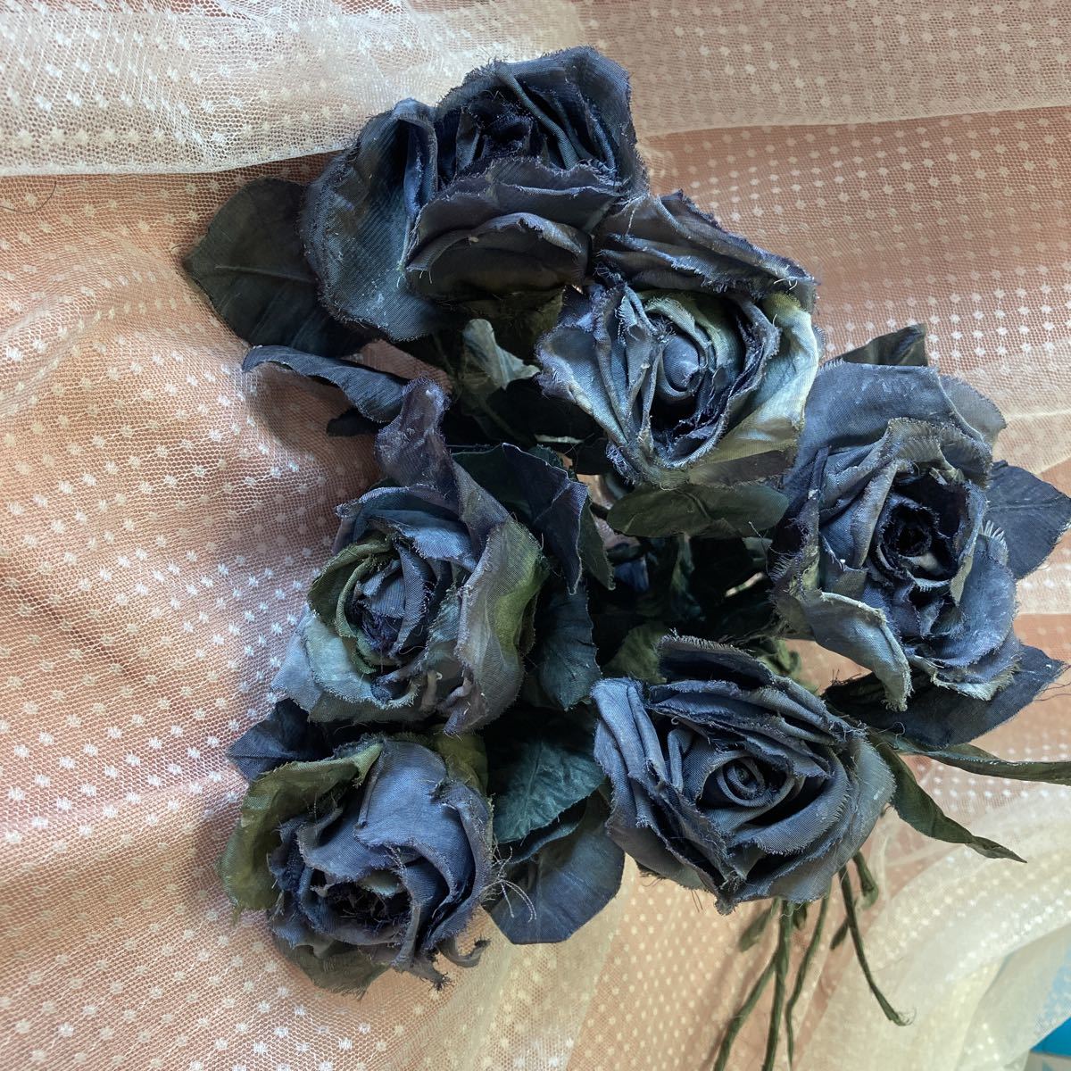 布花 山上るい | Atelier 花の贈りもの: 布で花を作る 布