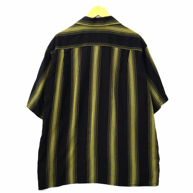 ワコマリア WACKO MARIA 2022SS STRIPED OPEN COLLAR SHIRT 半袖