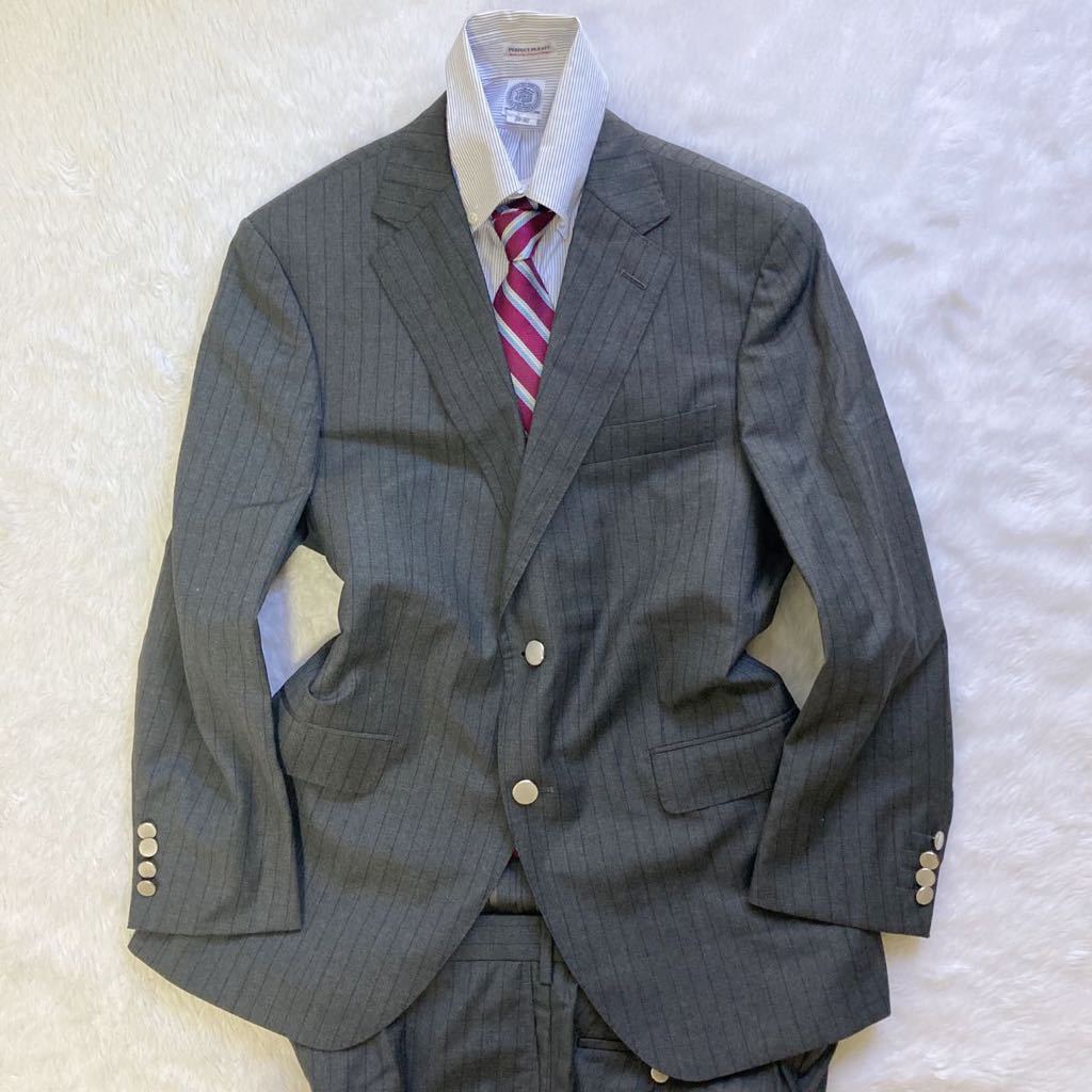未使用◎【伊】ロロピアーナ×五大陸『圧倒的高級感』Loro Piana スーツ 